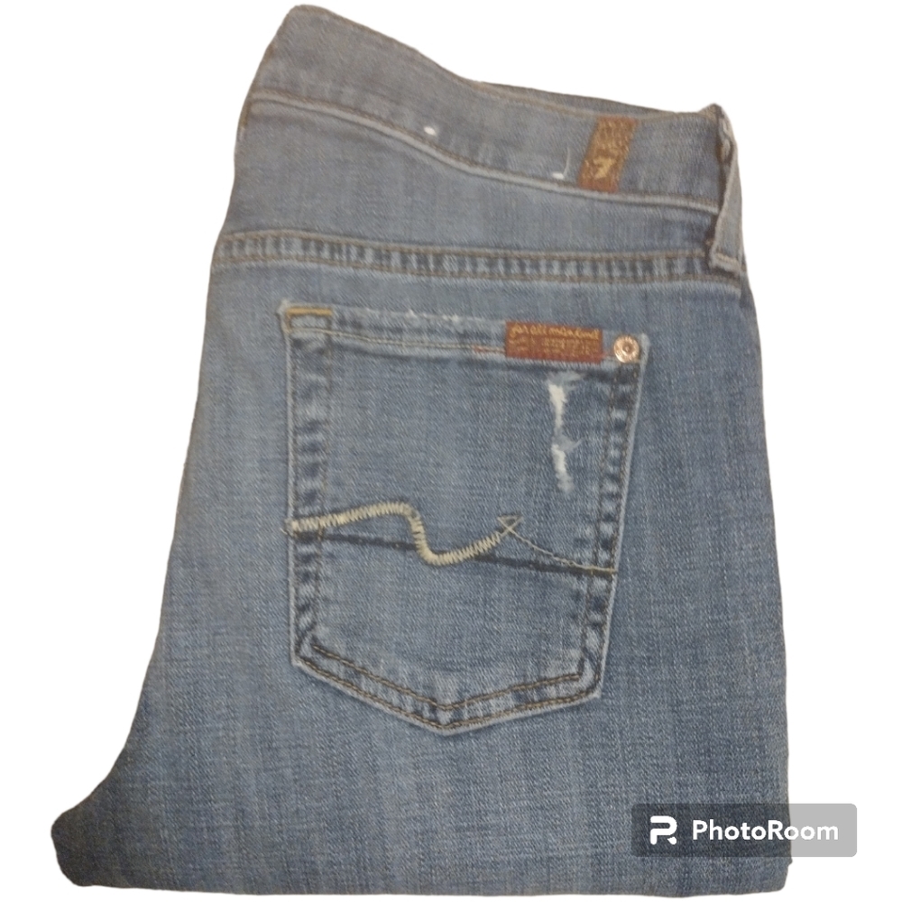 7 For All Mankind Josefina Skinny Boyfriend Jeans